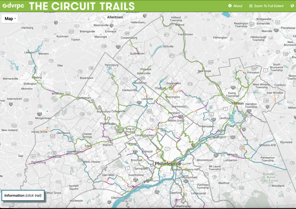 The Circuit Trails Map